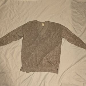 J. Crew Metallic Knit Sweater